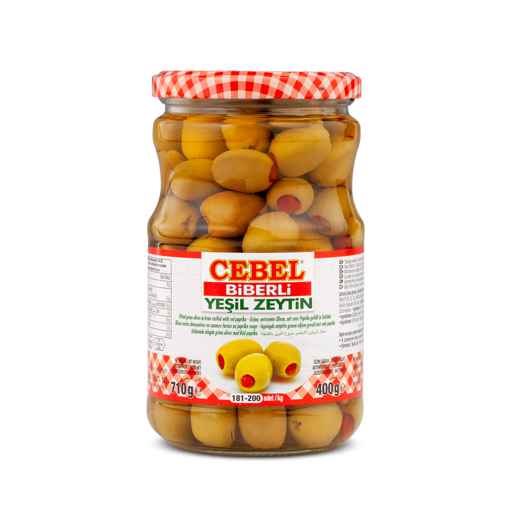 Biberli Yeşil Zeytin